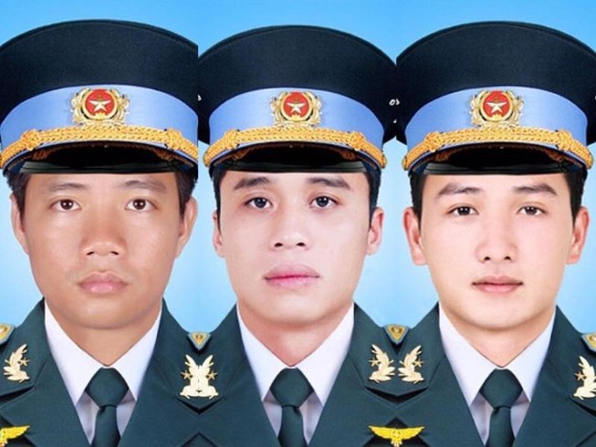 Truy thăng quân hàm cho 3 chiến sĩ trong vụ máy bay rơi