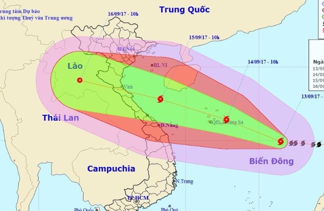 Khẩn: bão cấp 15 cực nguy hiểm vào biển Đông