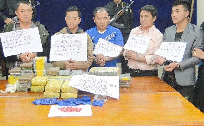 Lào và Việt Nam cùng thưởng hơn 100 triệu đồng cho chuyên án ma túy