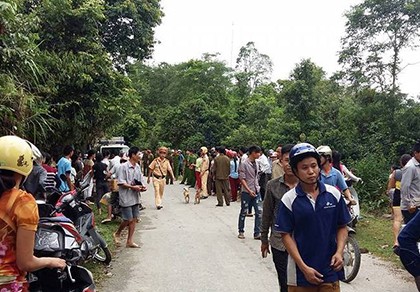 Thực nghiệm hiện trường vụ hiếp dâm rồi sát hại nữ sinh lớp 7