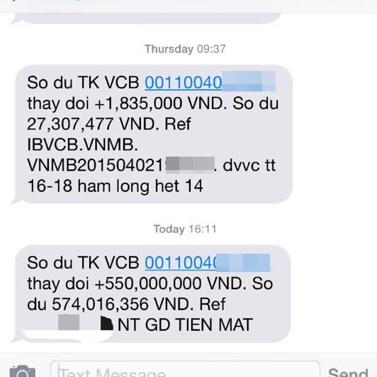 Cô gái được ngân hàng 'chuyển nhầm' 550 triệu vào tài khoản