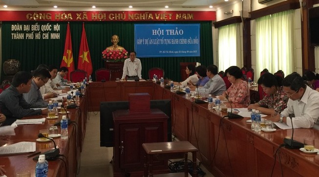 Sửa luật Tố tụng hành chính: Để tòa tỉnh xử chủ tịch huyện?