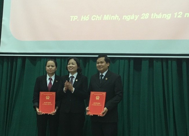 TP.HCM: Bổ nhiệm, điều động ba phó chánh tòa chuyên trách