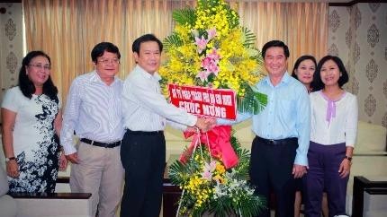 Giám đốc Sở Tư pháp TP.HCM đến thăm báo Pháp Luật TP.HCM