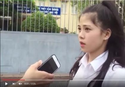 Công an sẽ làm rõ clip chế giễu kỳ thi THPT quốc gia