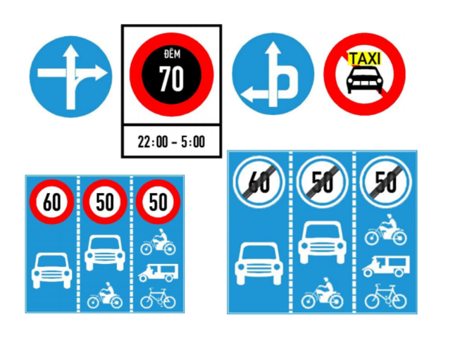 Cập nhật những biển cấm giao thông mới áp dụng từ 1-11