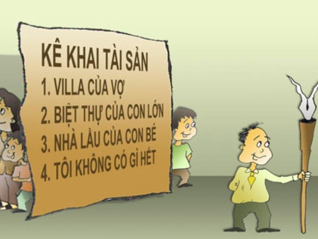 Bổ nhiệm cán bộ phải xét sự trung thực kê khai tài sản