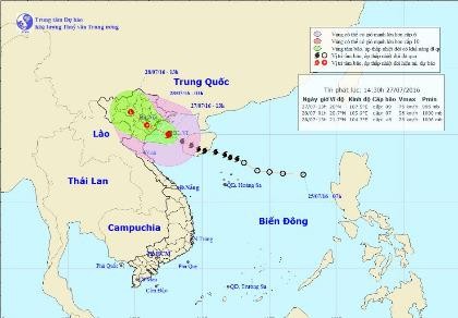 Bão số 1 đột ngột chuyển hướng không về Hải Phòng và Quảng Ninh