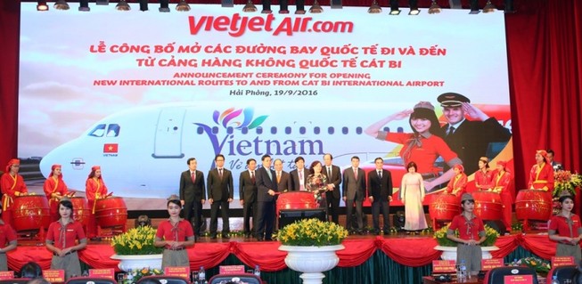 VietJet công bố hai đường bay Hải Phòng đi Hàn Quốc, Thái Lan