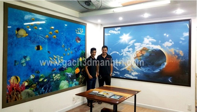 Khám phá công nghệ mới với gạch 3D ốp tường Mạnh Trí 