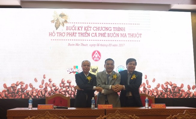 Ký kết hỗ trợ phát triển cà phê