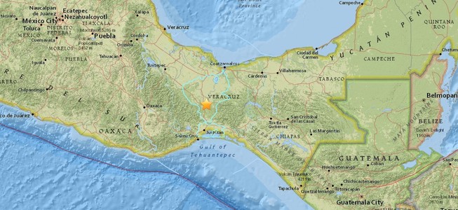 Thêm một trận động đất 5.5 độ Richter rung chuyển Mexico