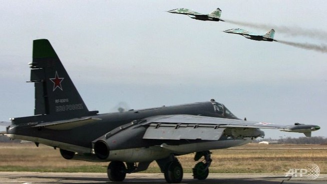 'Nga điều 28 chiến đấu cơ tới Syria'