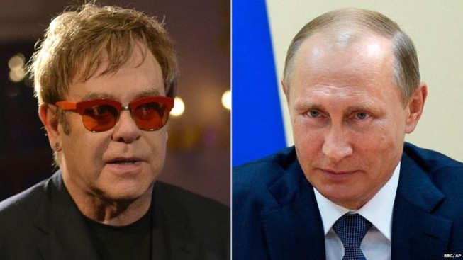 Putin sẽ gặp Elton John để 'nói chuyện' về quyền của người đồng tính?
