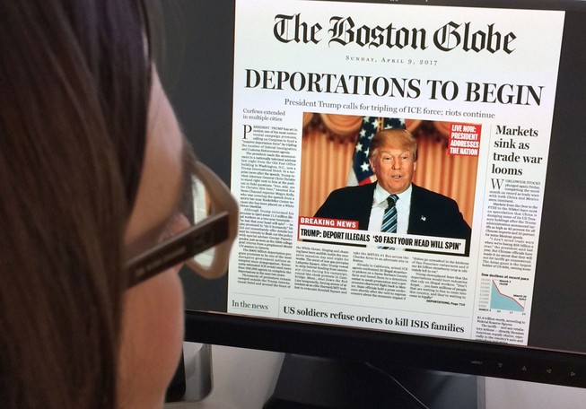 Bi hài báo Mỹ châm biếm 'Nếu Trump làm tổng thống...'