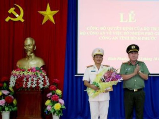 Bình Phước có thêm một phó giám đốc công an