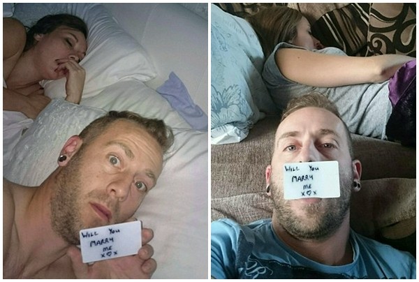 Cầu hôn bạn gái với hơn 150 bức ảnh selfie bí mật