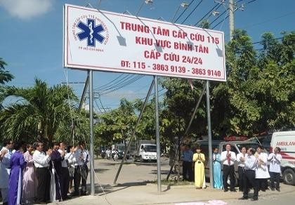 TP.HCM: Thêm 3 trung tâm cấp cứu 115 đi vào hoạt động