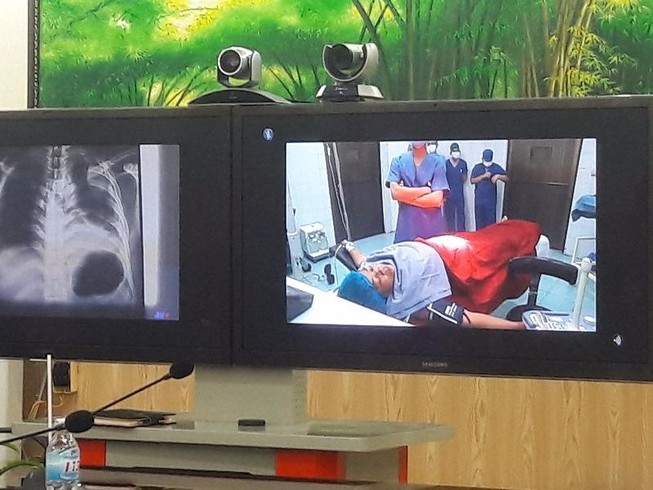 Viện Quân y 175 giúp Campuchia hệ thống hội chẩn từ xa