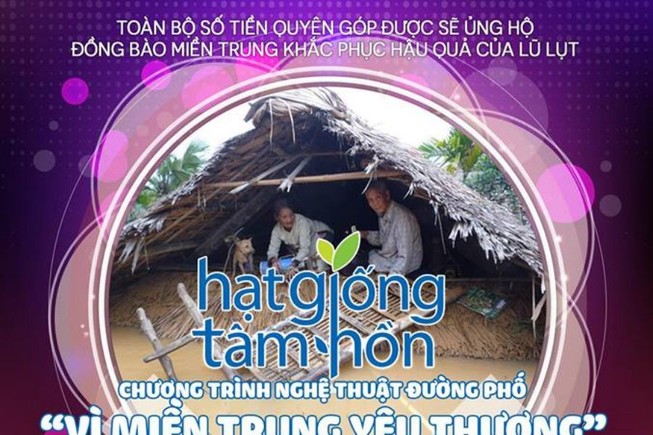Diễn “Nghệ thuật đường phố” ở đường sách vì miền Trung