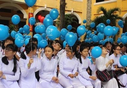 Khai giảng ở ngôi trường đẹp nhất TP.HCM