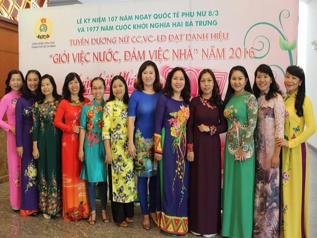 Tuyên dương 105 phụ nữ giỏi việc nước, đảm việc nhà
