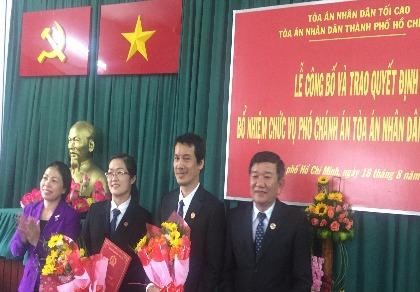 TP.HCM: Bổ nhiệm hai phó chánh án quận Tân Bình