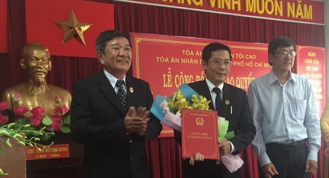 TP.HCM: Tòa án quận 1 có thêm phó chánh án mới