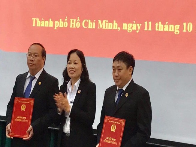 TAND TP.HCM: Bổ nhiệm chức vụ cho 2 thẩm phán