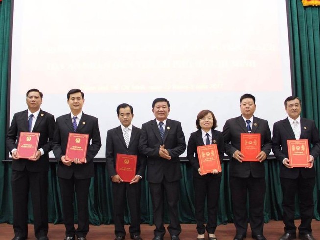 Nhân sự mới Toà án TP.HCM