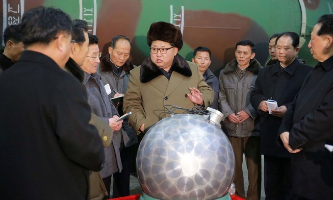 Ông Kim Jong-un chỉ đạo quân đội thử hạt nhân