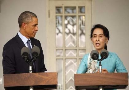 Bà Suu Kyi sang Mỹ gặp ông Obama