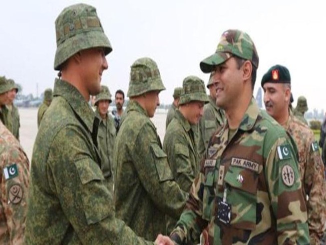 Hai cựu thù Nga và Pakistan lần đầu tập trận chung