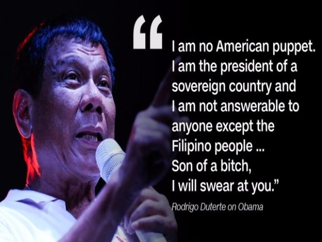 Duterte kêu Obama xuống địa ngục, sẽ đoạn tuyệt với Mỹ