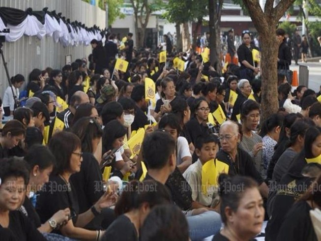 Chiều nay, di hài Quốc vương Thái Lan sẽ về hoàng cung