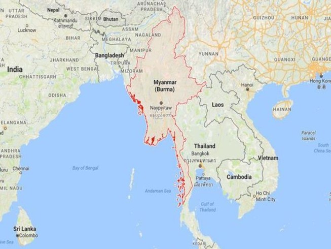 Myanmar: Không có chuyện máy bay rơi trên biển