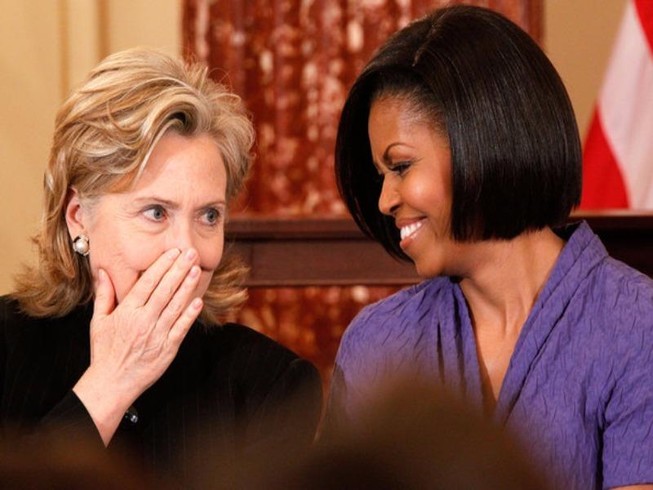 Bà Clinton muốn đưa bà Obama vào nội các mới