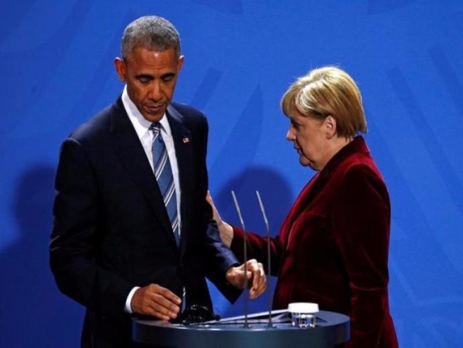 Obama, Merkel đề nghị Trump cứng rắn với Nga