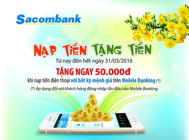 Nạp tiền tặng tiền