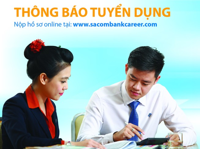 Sacombank tuyển dụng hơn 450 nhân sự mới