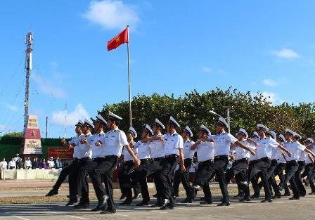 Quân và dân Trường Sa kỉ niệm 40 năm ngày giải phóng