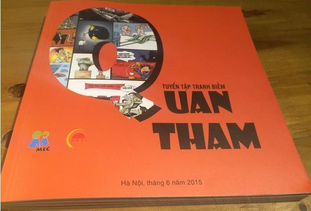Ra mắt tuyển tập biếm họa 'Quan tham'