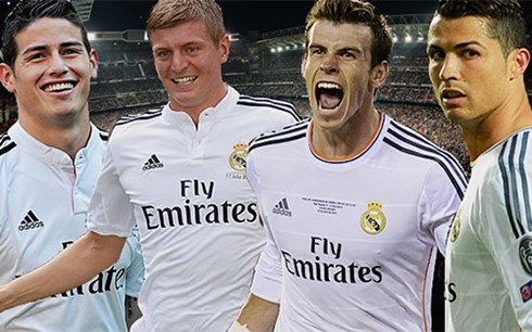 Real Madrid có đội hình đắt đỏ nhất châu Âu