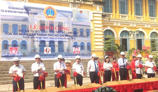 Khởi công tu bổ, bảo tồn trụ sở TAND TP.HCM