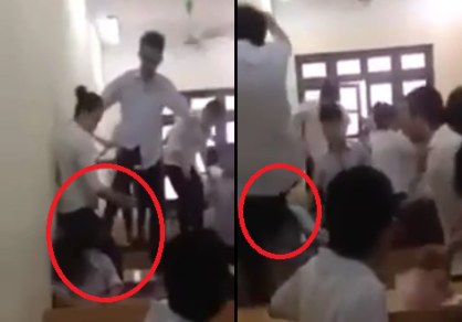 Đang xác minh clip 6 nam sinh đánh hội đồng nữ sinh trong lớp