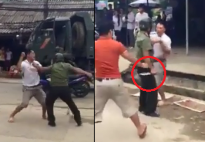 Clip công an dùng dao đánh nhau với tài xế hot nhất tuần qua