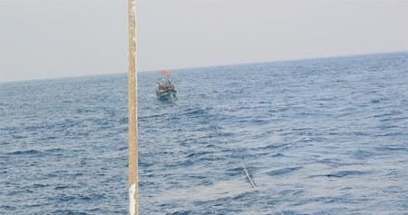 Cứu hộ thành công bảy ngư dân gặp nạn trên biển
