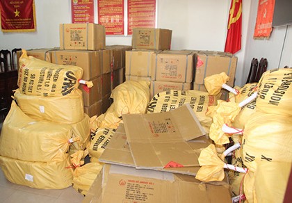 Bắt một người tàng trữ cả trăm ký thuốc nổ cực mạnh