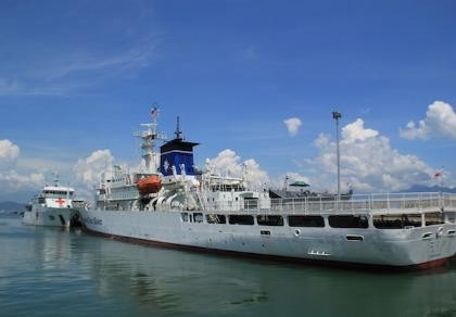 Cảnh sát biển Việt Nam được mời tham quan tàu huấn luyện Kojima