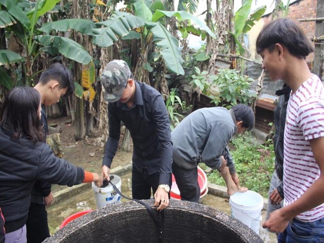 Giếng nước bỗng nhiên bốc khói nghi ngút